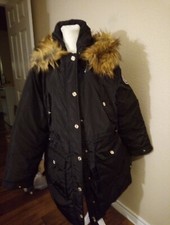 plus size womens winter hooded coat size