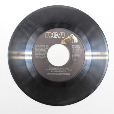 Elvis Presley Pledging My Love / Way Down 45 Vinyl Record VG PB-10998