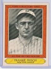 1985 Topps Collectors Series #13 Frankie Frisch - St. Louis Cardinals - HOF MINT