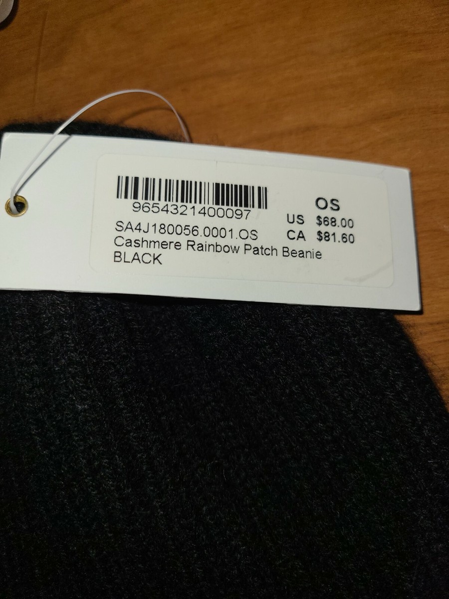 Soulcycle Rainbow pride Patch 100% Cashmere Beanie Winter  display picture 1