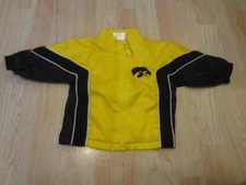 Infant/Baby Iowa Hawkeyes 12 Mo Jacket Windbreaker (Yellow) Mighty Mac Sports