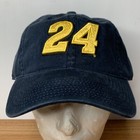 Jeff Gordon #24 Navy Blue Canvas Cap, Chase Athletics Adjustable Hat — photo 1