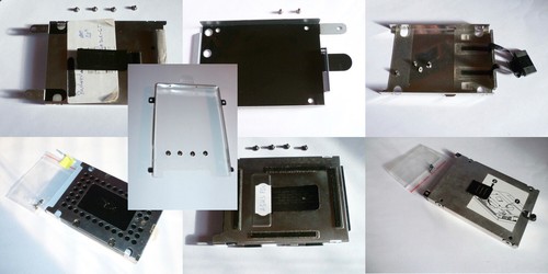HDD caddy tray holder frame w/ screws - Batch of 7 pcs - special sale price