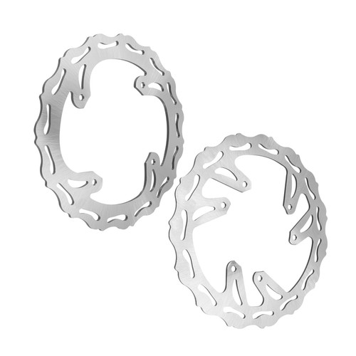 Front Rear Brake Disc Rotor For Honda CR125R CR250R CRF250R CRF250X CRF450R 450X - Picture 8 of 8