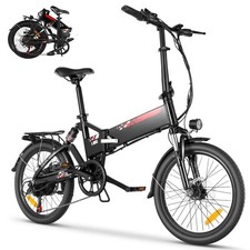 20" Folding Electric Bike for Adults 48V 374.4WH 500W Cruiser Ebike City Bicycle
