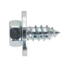 Image of Acme Screw with Captive Washer #12 x 1/2" Zinc Pack of 50 | ASW121 Sealey New