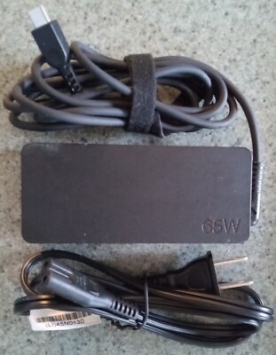 Lenovo 65W 20V 3.25A ADLX65YCC2D SA10R16922 SA10W86255 USB Type-C Power Adapter