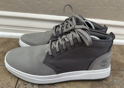 Timberland Mens Davis Square Leather Fabric Chukka Size 8 | eBay display picture 2