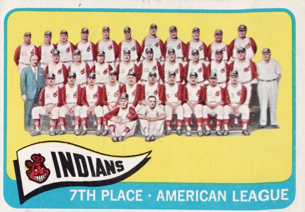 1965 Topps Cleveland Indians #481