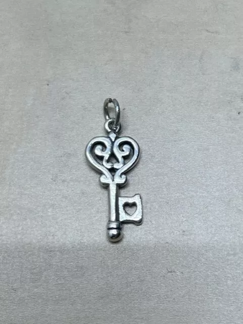 James avery clearance heart key necklace