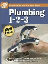 Plumbing 1-2-3 - Hardcover By The Home Depot - VERY GOOD