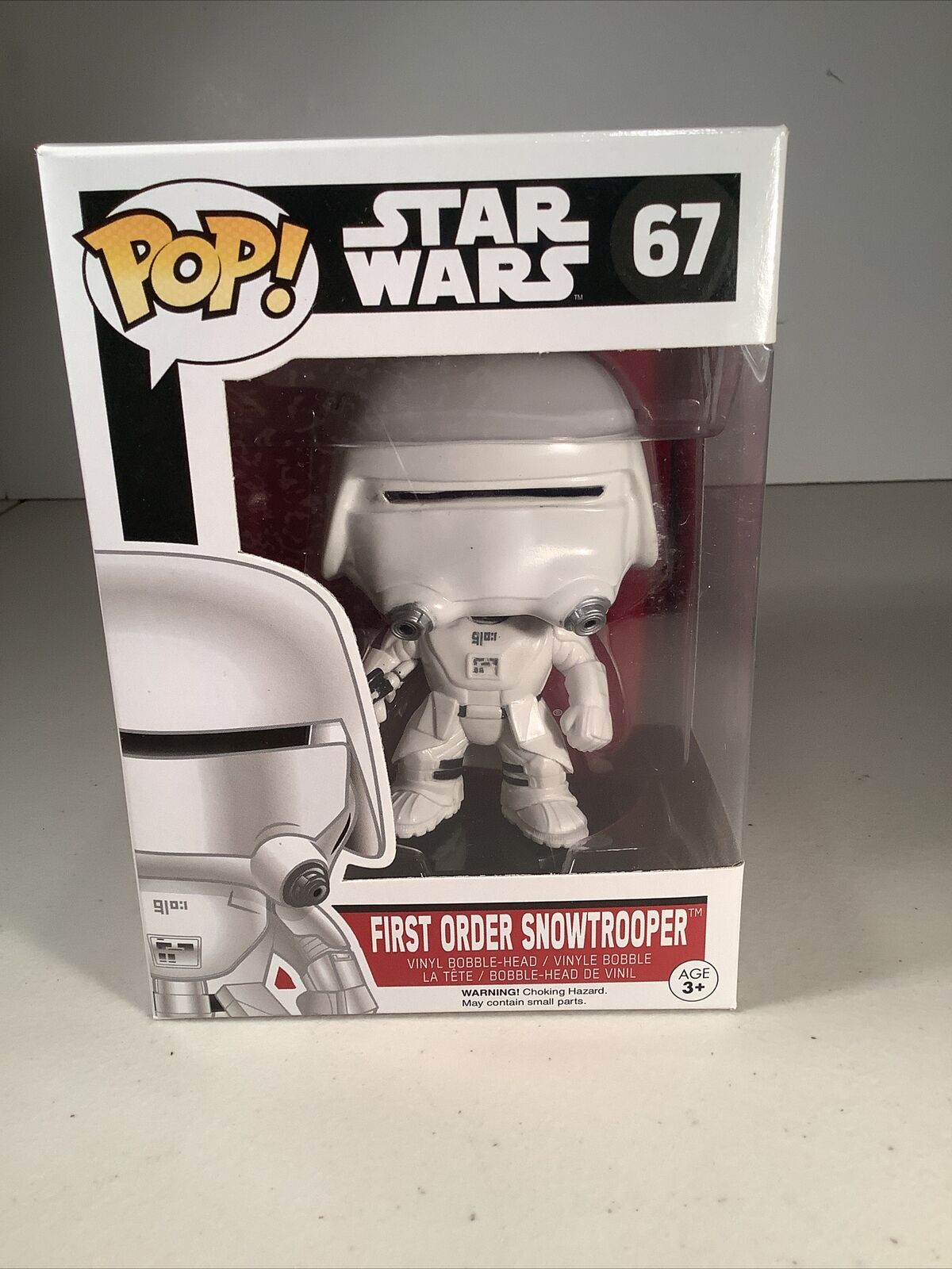 Funko POP! Star Wars The Force Awakens First Order Snowtrooper Vinyl Figure NRFB