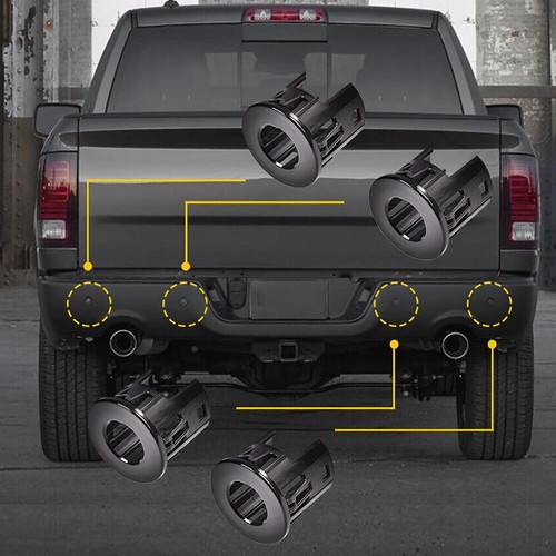 Rear Parking Assist Sensor Bracket Bezels for Dodge Ram 1500 2500 3500 2019-2022 - Picture 2 of 11