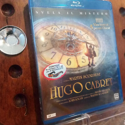 Hugo Cabret 2D + 3D Blu Ray Neu