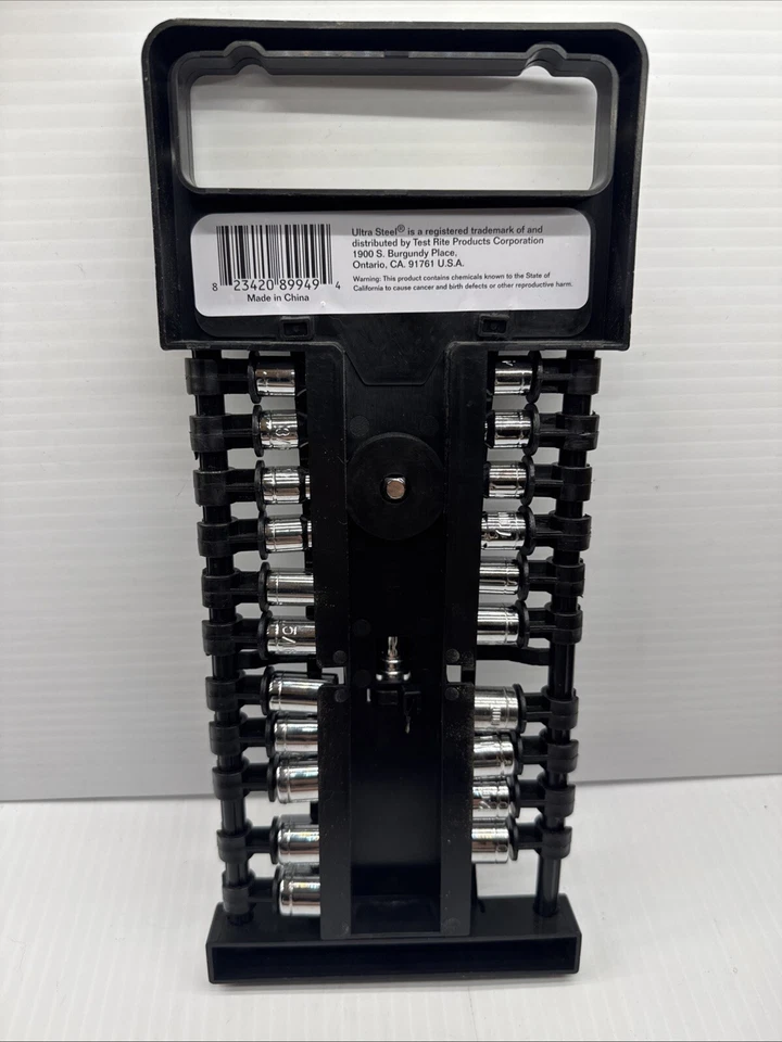 Ultra Steel 22 Piece 1/4" Drive Ratchet Handle And Socket Set BRAND NEW - Image 4 of 4