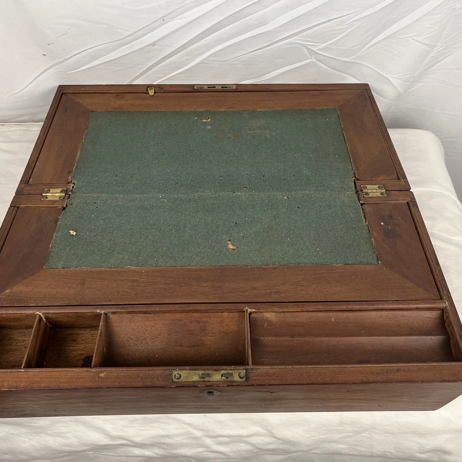 Antique Mahogany Writing Lap Desk eBay