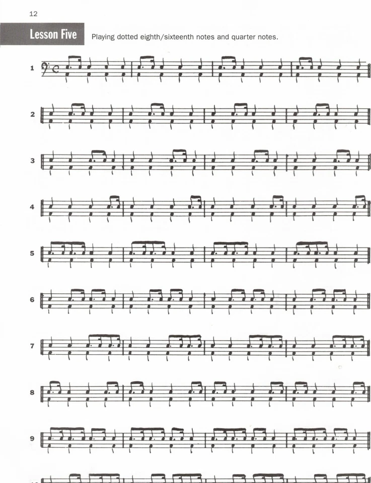 Progressive Steps To Syncopation For The Modern Drummer Chords Sheet Music Book - Image 3 of 4