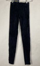Ralph Lauren Polo NWT Womens Lambs Suede Riding Pants Size XS Navy Stretch New
