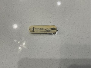 Vintage Barlow Golf Golfer Pocket Knife