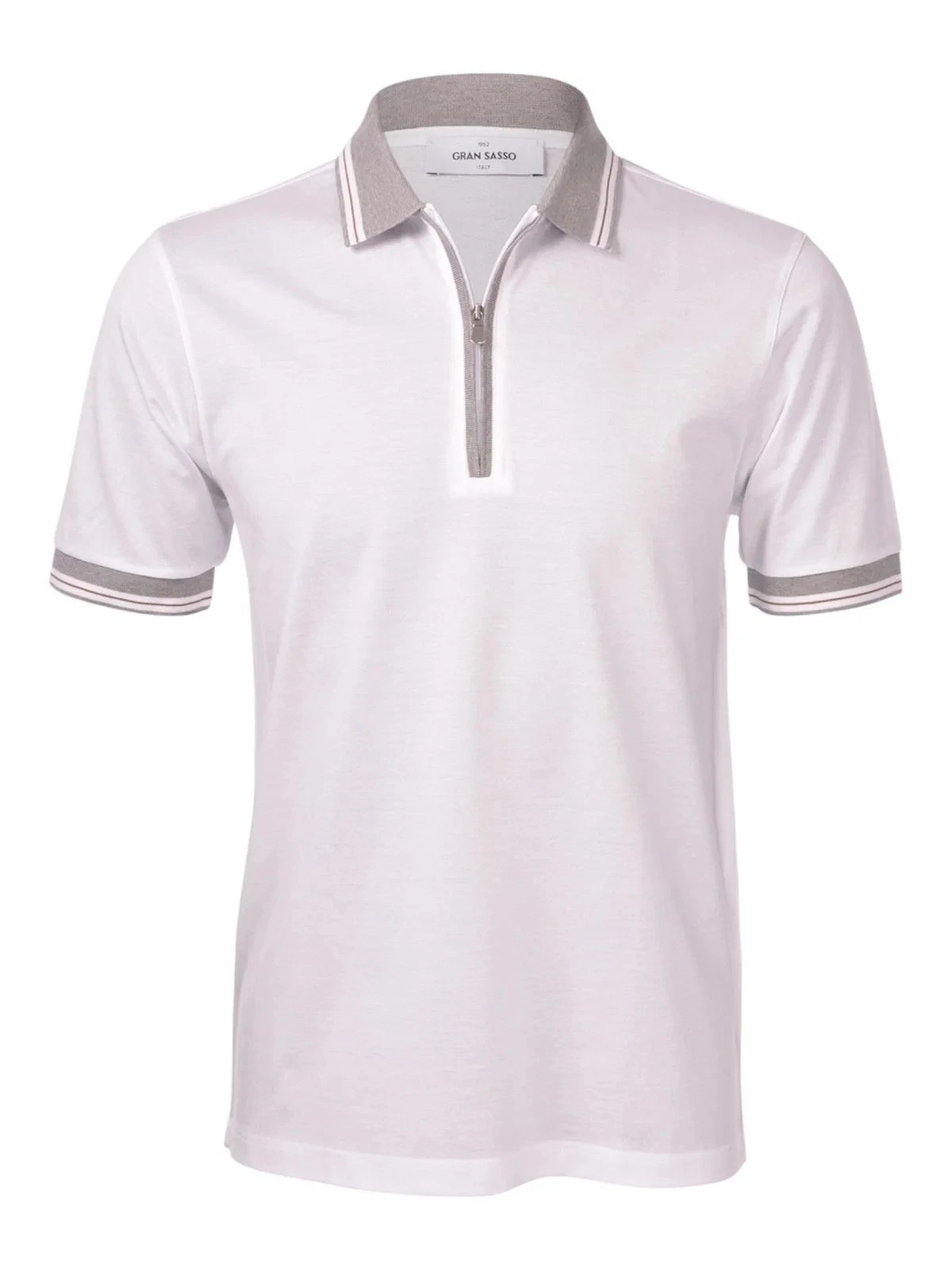 GRAN SASSSO men's polo 60147/74219 001 white
