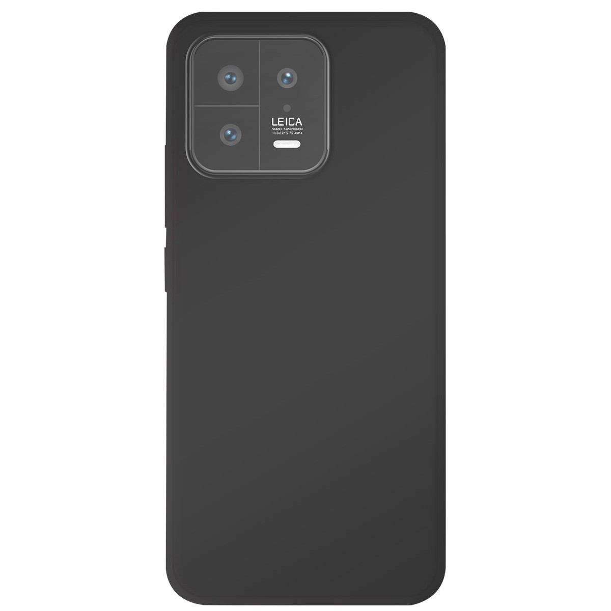 Coque Xiaomi 13 Jaym en silicone noir et intérieur microfibre antichoc
