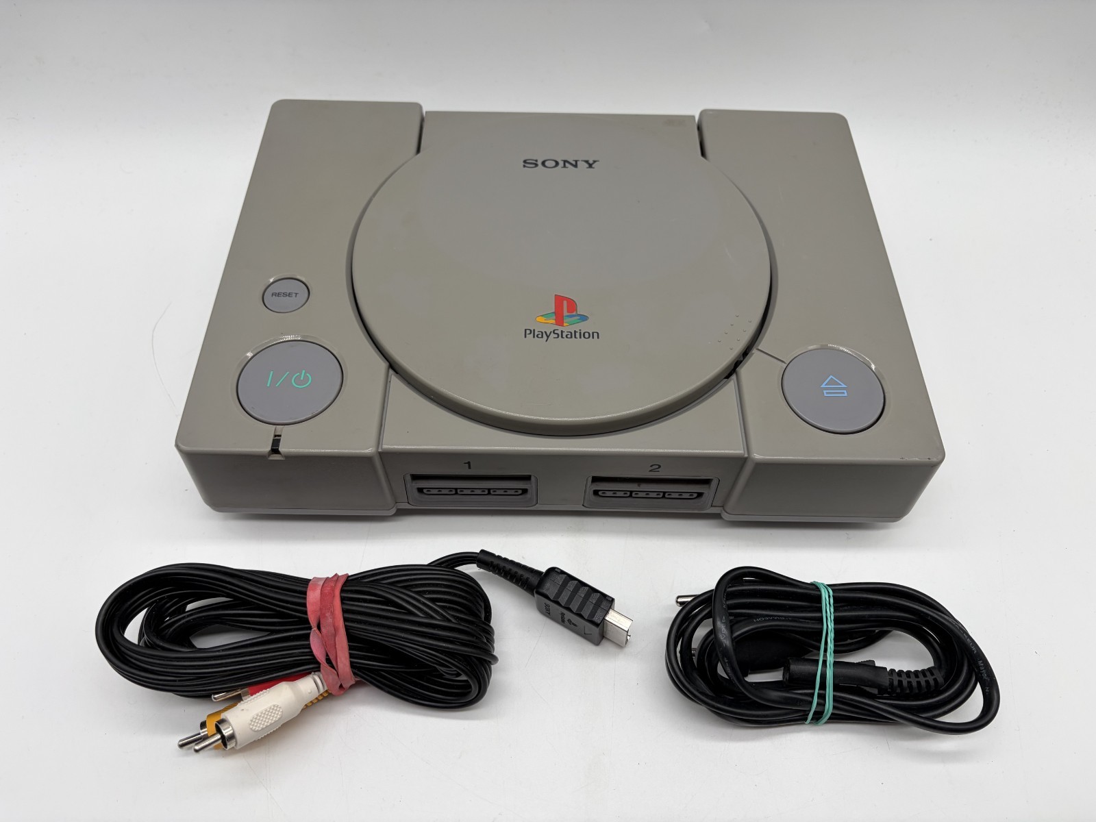 PlayStation 1 PS1 Console with Cables Tested