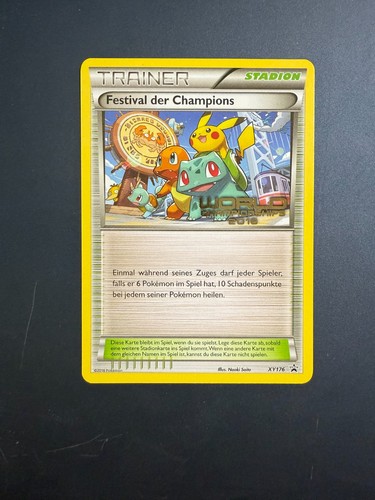 Champions Festival (Worlds 2016 Pokemon) XY176 XY Promo GERMAN *Pack Fresh*