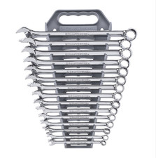 GearWrench 81902 Metric Long Pattern Combo Non-Ratcheting Wrench Set 15 Pc