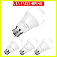 4-Pack Dusk to Dawn LED Light Bulbs, 75W Equivalent, Daylight 5000K 1,100LM, ...