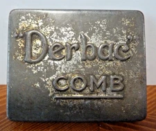 Vintage Derbac Combm in Original Tin Medical Nit Comb