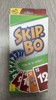 Skip-Bo Kartenspiel Brandneu und versiegelt von den Herstellern von UNO & kostenlose Lieferung!