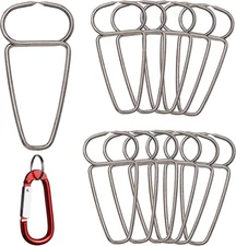 ALLY Tools Miter Clamps 12 Piece with Carabiner Clip - Compatible with Any Miter