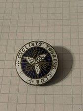 Vintage Cyclist Touring Club Enamel Pin Badge (Keatley, Handsworth, Birmingham)2