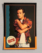 Beverly Hills 90210 Topps 1991 #87 Luke Perry Dylan Mckay Green Team