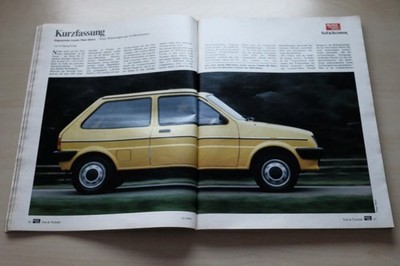 Auto Motor Sport AMS 22/1980 Austin Mini Metro im ersten Fahrbericht auf 4 Seite