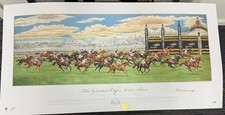 THE GREATEST CUP NEVER RUN HAND SIGNED BART CUMMINGS MELBOURNE CUP PRINT