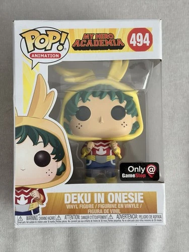 Funko Pop! #494 My Hero Academia: Deku in Onesy Vinyl Figure-GameStop Exclusive