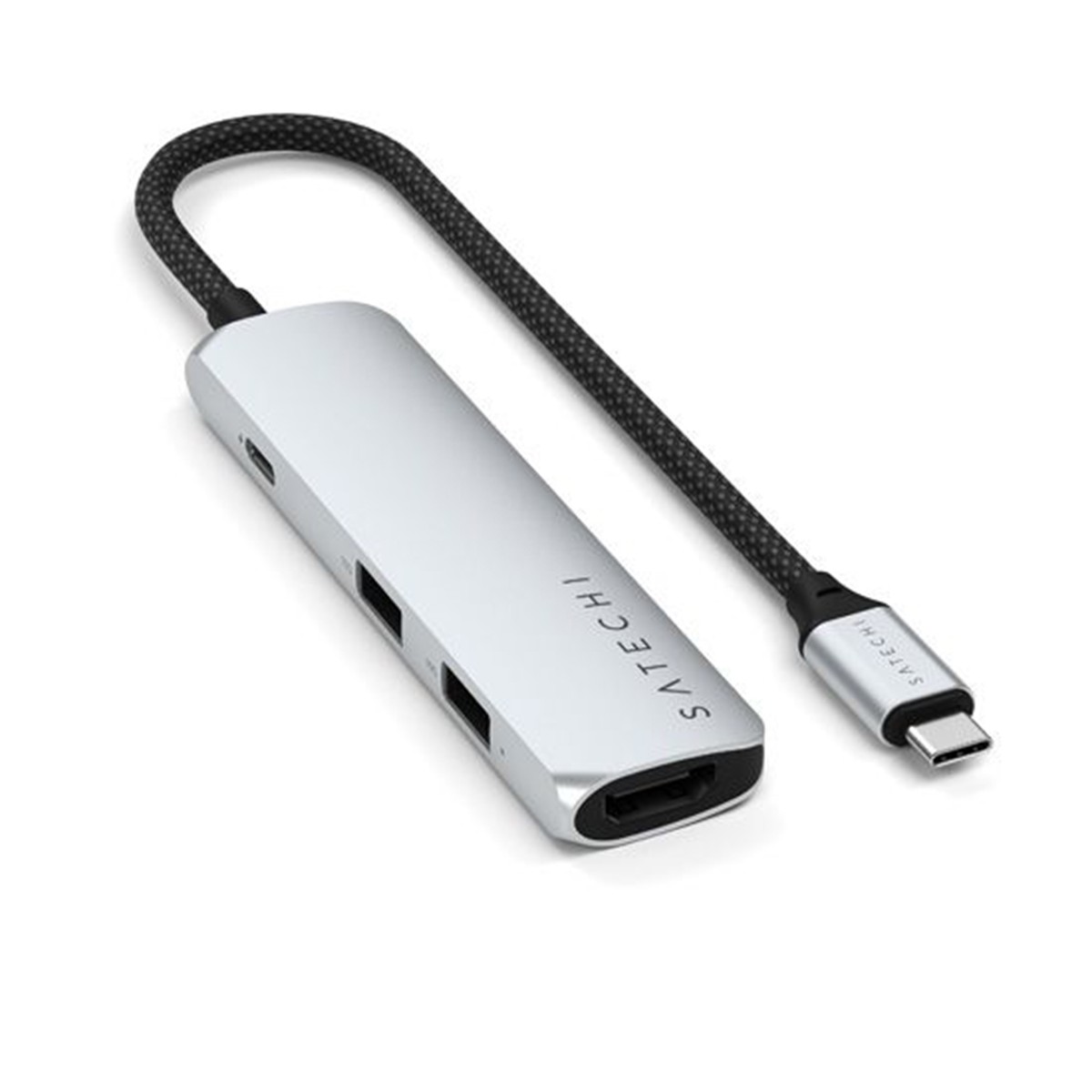 Hub USB-C Satechi 100W Power Delivery pour un transfert ultra rapide en 4K