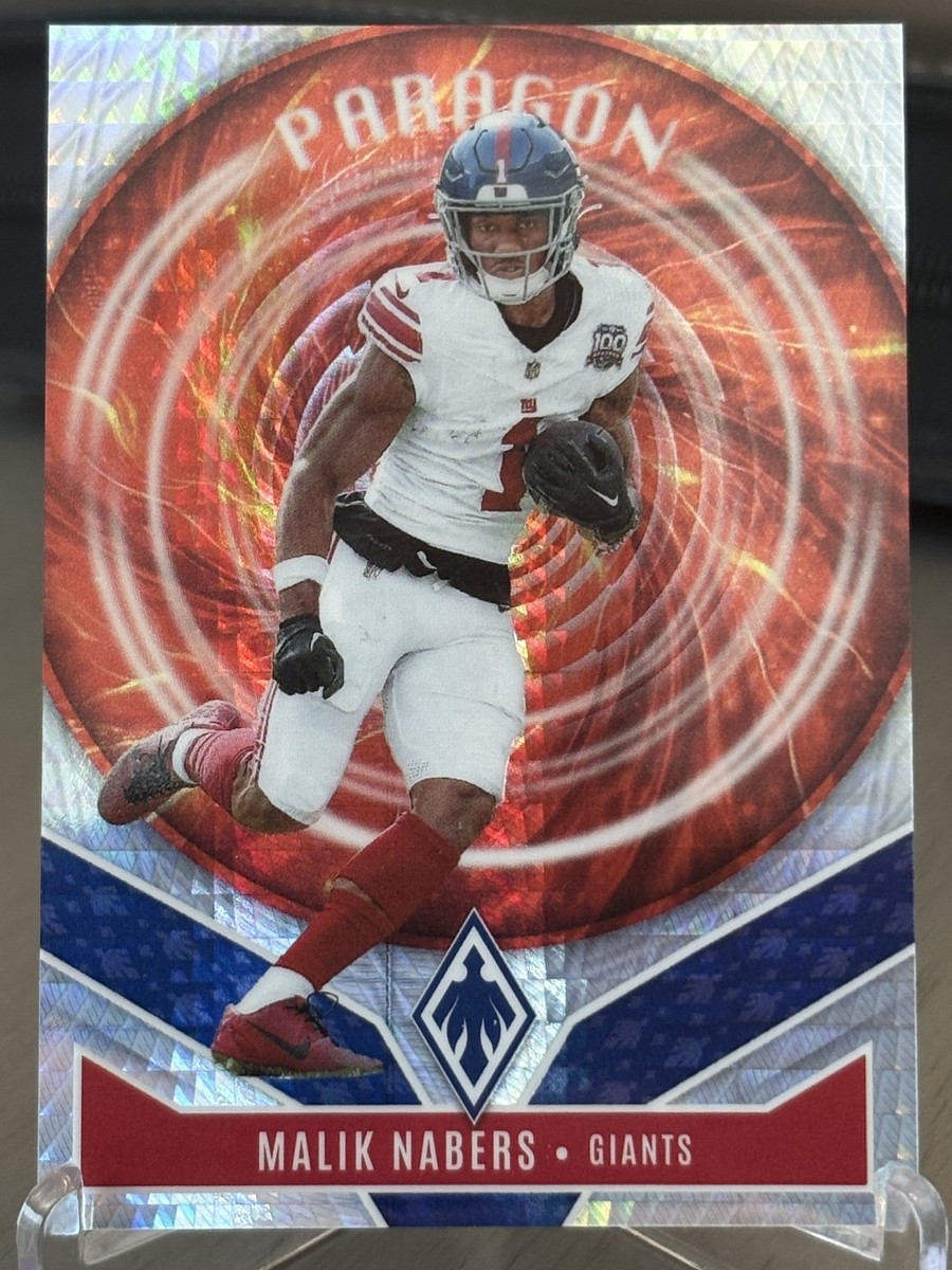 アンス ファティ Panini Chronicles ジャージナンバー 激レア！ 2025 Panini Phoenix - Paragon Malik Nabers #5 Silver Hyper /299