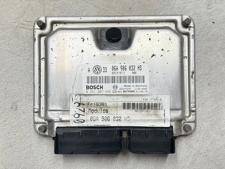 Volkswagen Golf GTI 2002 2003 2004 ordenador motor 1,8T 06A906032HS programado Foto 2 de 4