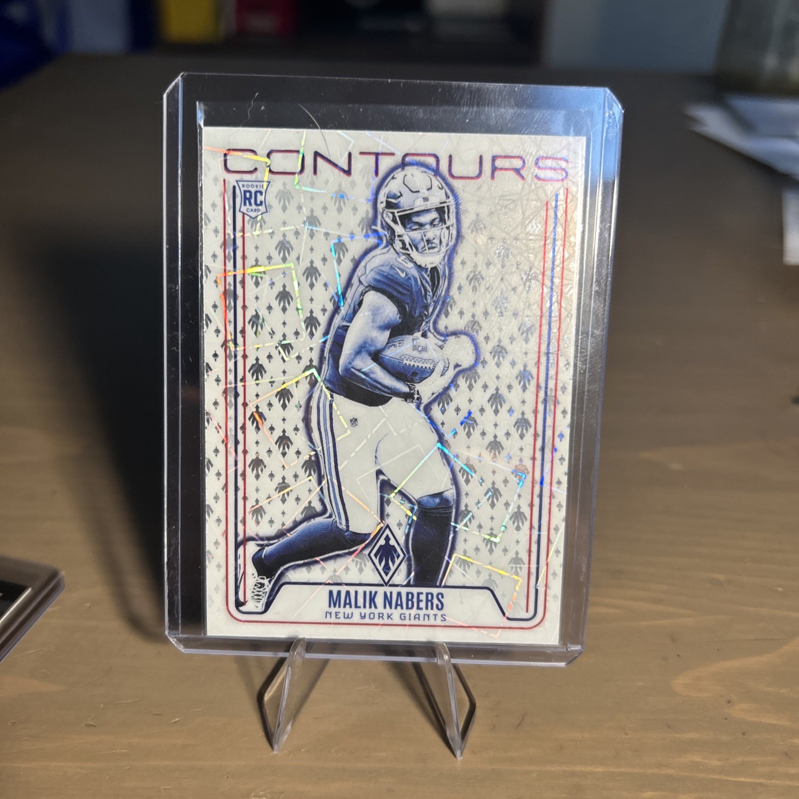 2024 Panini Phoenix - Contours Malik Nabers #CON-MNS Lazer (RC)