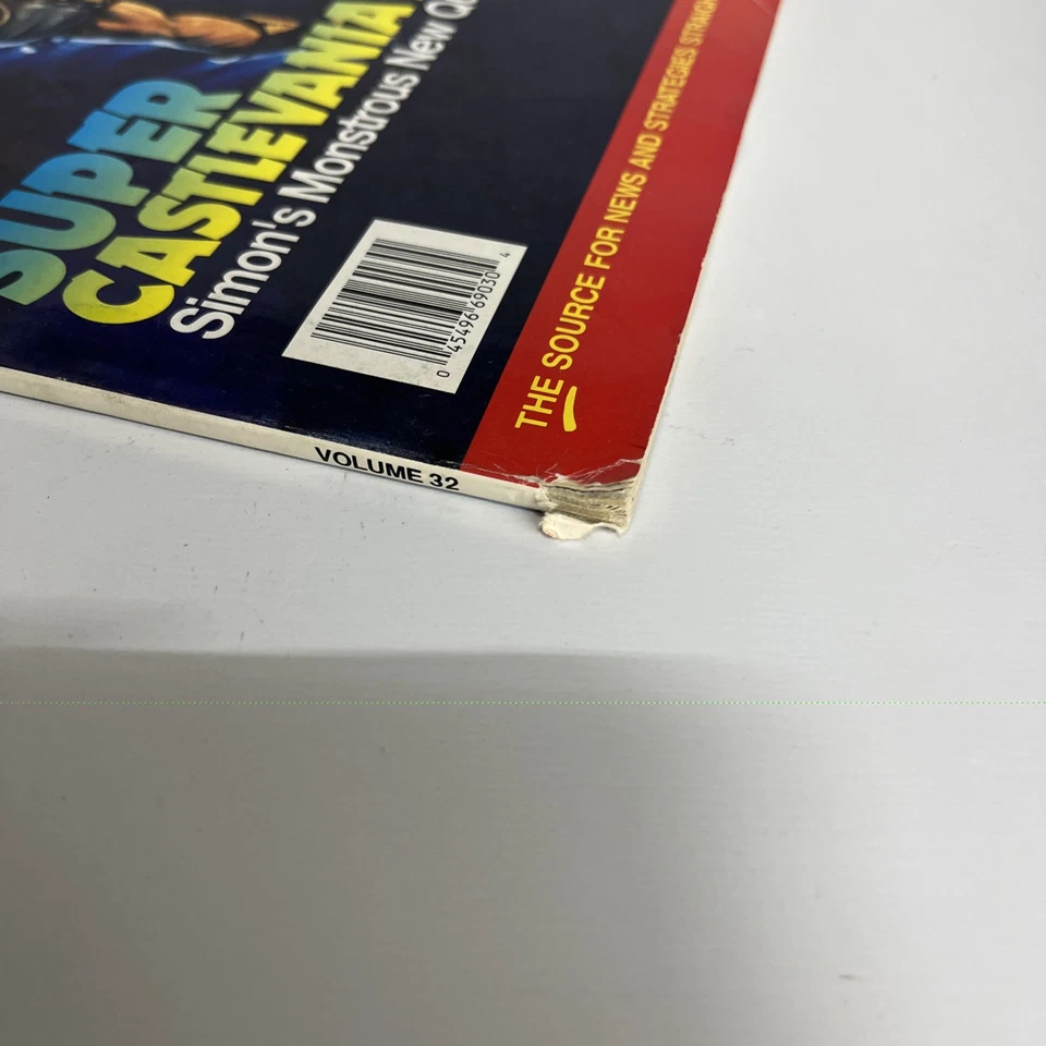 Revista Nintendo Power Super Castlevania IV Vol. Póster 32 enero 1992 Foto 4 de 4