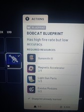 ARC RAIDERS Bobcat blueprint CHEAP