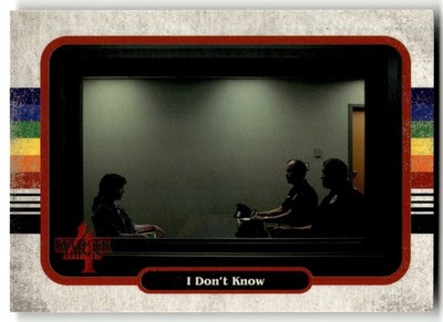 2023 Zerocool Stranger Things Season 4 Card #49 Eleven & Cops