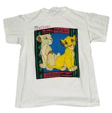 Rare Vintage 90s Disney The Lion King Graphic Movie Promo Shirt Size Medium