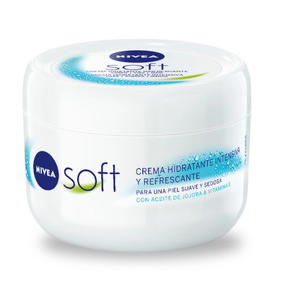 Nivea 24 h Soft Moisturizing Cream with Jojoba Oil & Vit E -12.68 fl oz