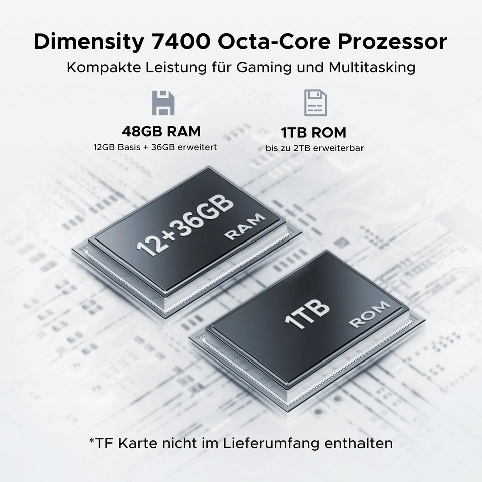 DOOGEE S200ULTRA 5G Outdoor Handy Ohne Vertrag 48GB+1TB Android 15 Smartphone DE - Bild 4 von 4