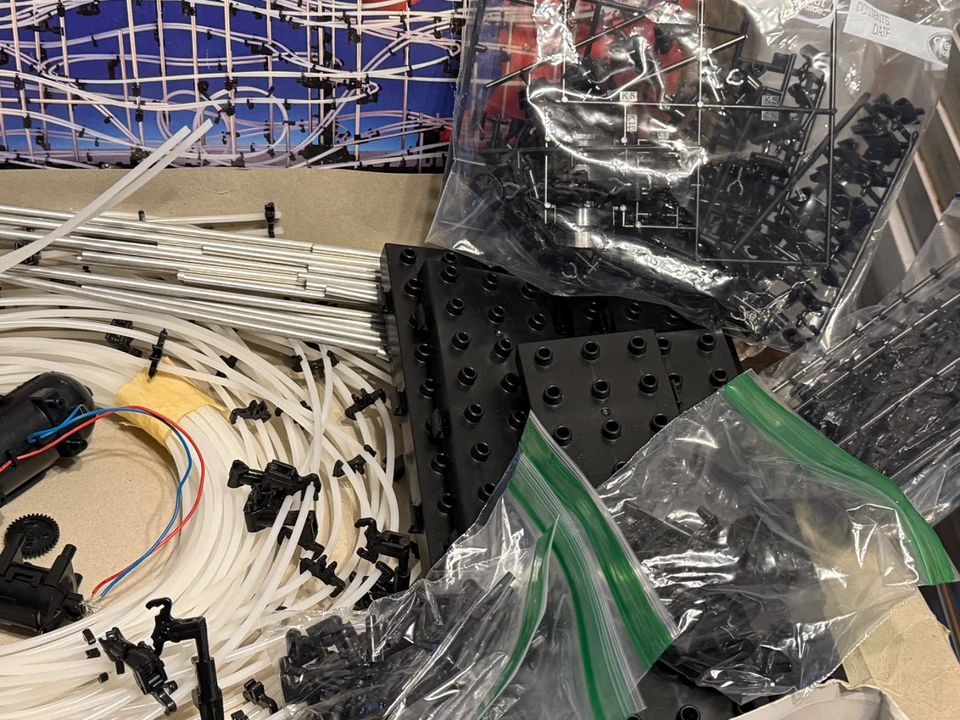 Vintage 1980s Bandai Spacewarp ADVANCED Roller Coaster Set 30 Complete - Image 4 of 4