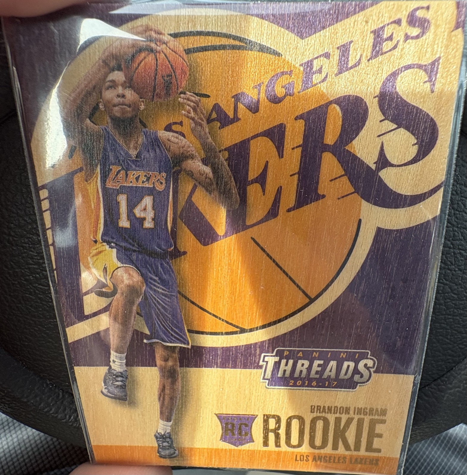 2016-17 Panini Threads #241 Brandon Ingram Wood Rookie