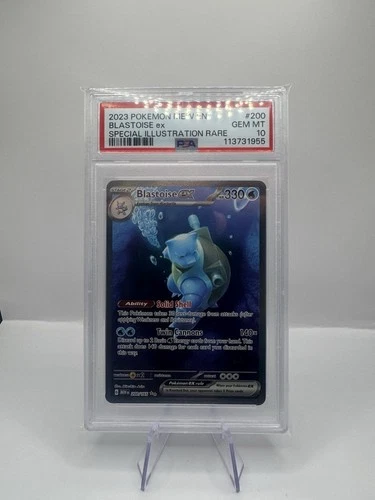 PSA 10 Blastoise ex 200/165 Special Illustration Rare S&V 151  Pokemon GEM MINT